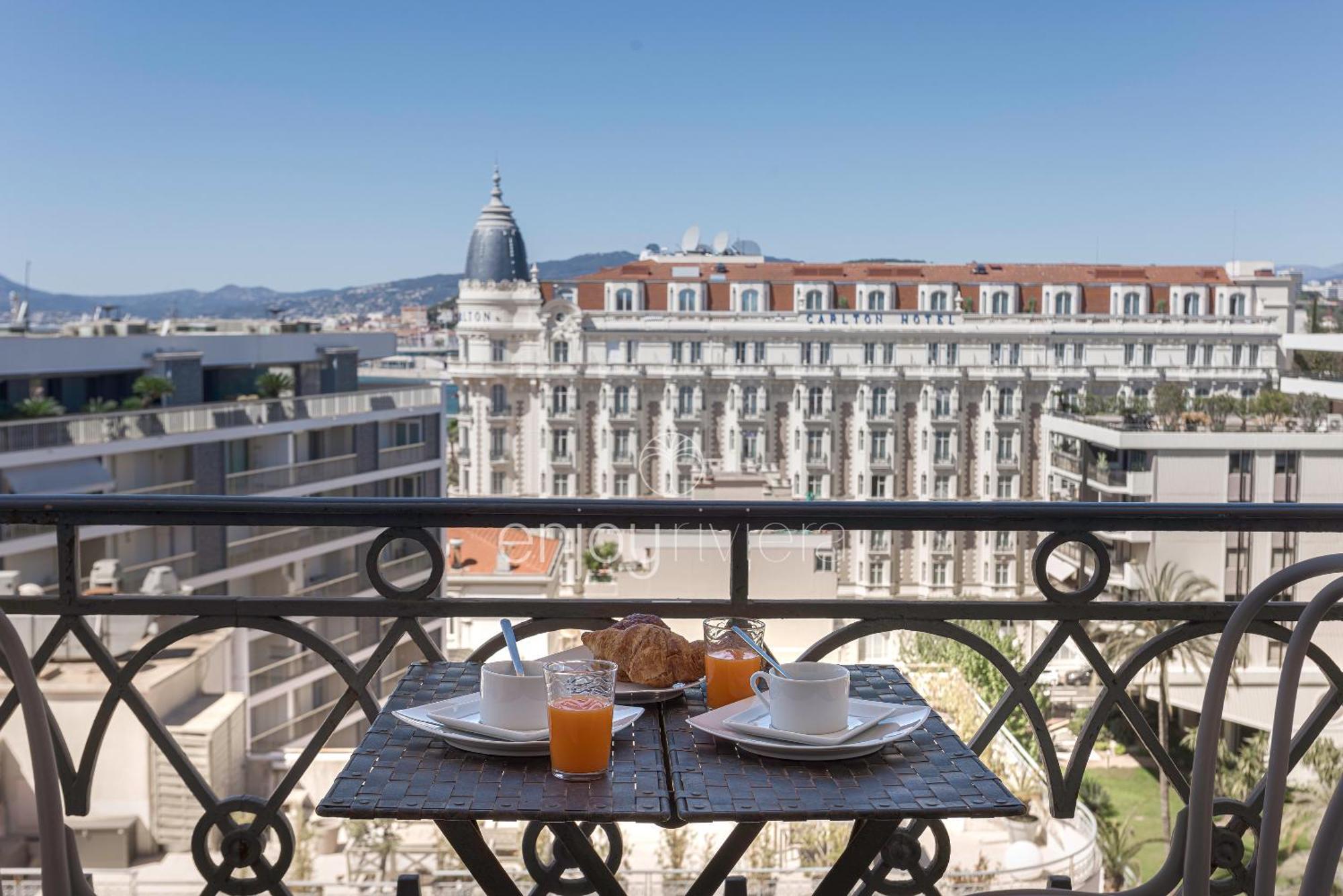 Palais Miramar Suite Art Modern - Derniere Etages Vue Mer - 75M De Confort - En Face Des Plages -Wifi - Clim Cannes Bagian luar foto
