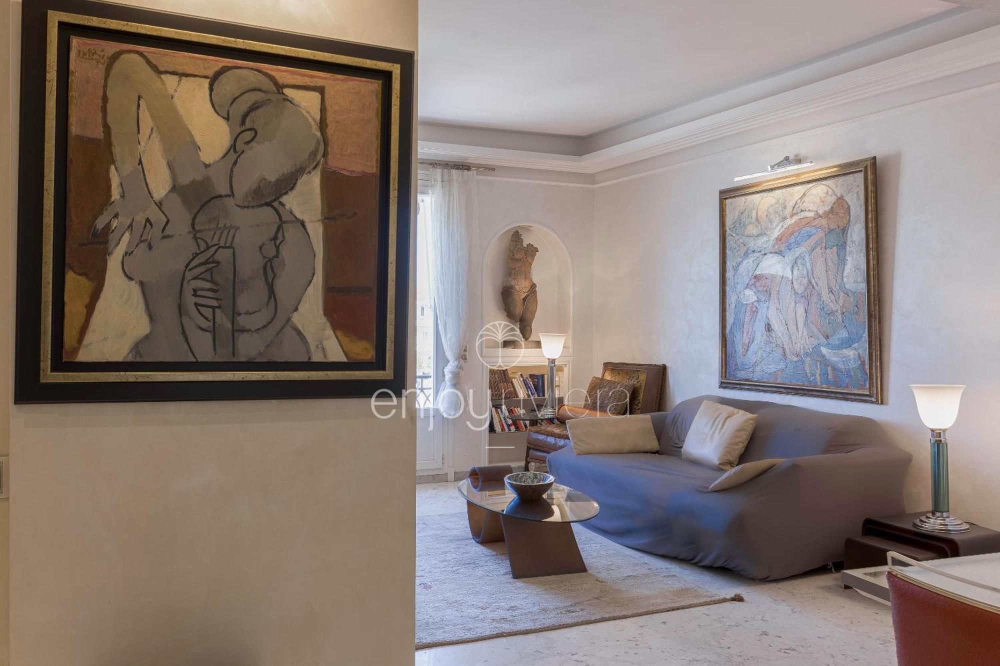 Palais Miramar Suite Art Modern - Derniere Etages Vue Mer - 75M De Confort - En Face Des Plages -Wifi - Clim Cannes Bagian luar foto